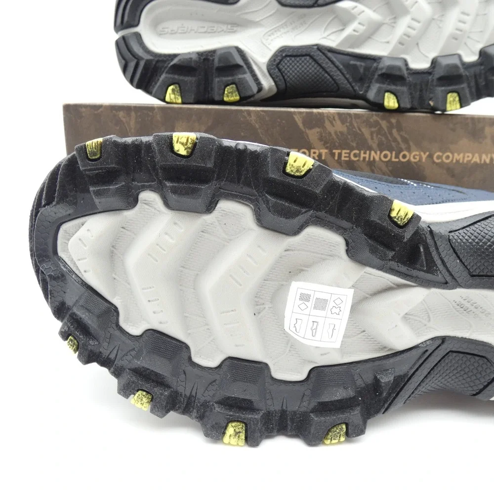 Skechers Stamina AT Upper Stitch Mens Navy Black Trail Sneakers 237527 NVBK 11
